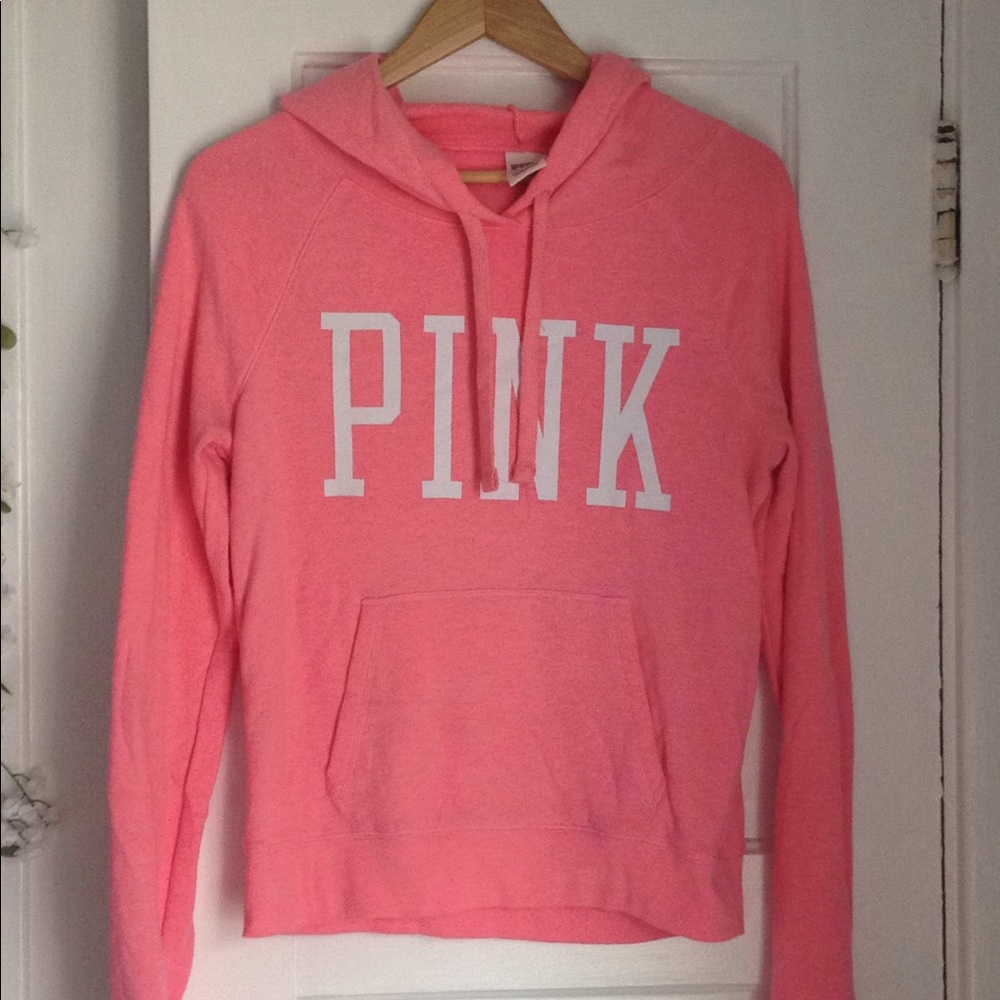 Like-new PINK hooded sweatshirt